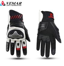 Full Glove Leather Metal Knuckle Vemar